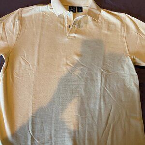 Like New "Jos. A. Bank" Travelers Collection Creamy Yellow Polo XL